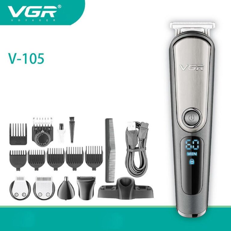 ست ماشین اصلاح موی صورت و بدن VGR مدل V-105