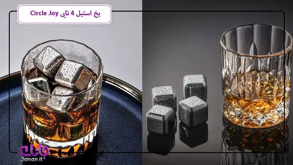 قالب یخ استیل 4 تایی Circle Joy