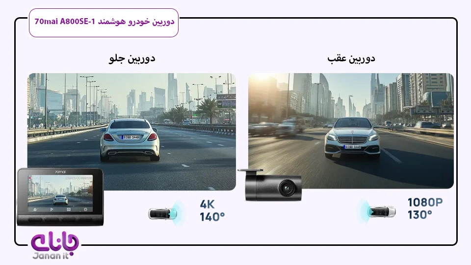 دوربین ثبت وقایع خودرو 70mai A800SE-1